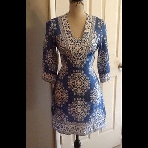 Reserved Linen dress by Ann Taylor Sz 2